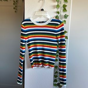 Long sleeve striped shirt